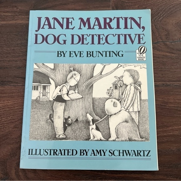 Jane Martin, Dog Detective by Eve Bunting (1984, Trade Paperback) - Picture 1 of 7